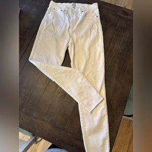 J Crew White Jean